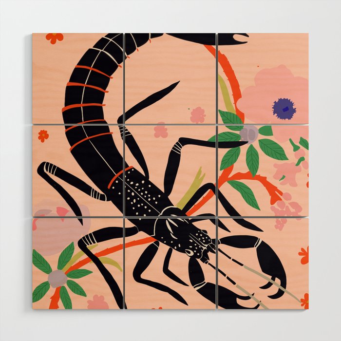 Scorpio Wood Wall Art Gallery Image 1