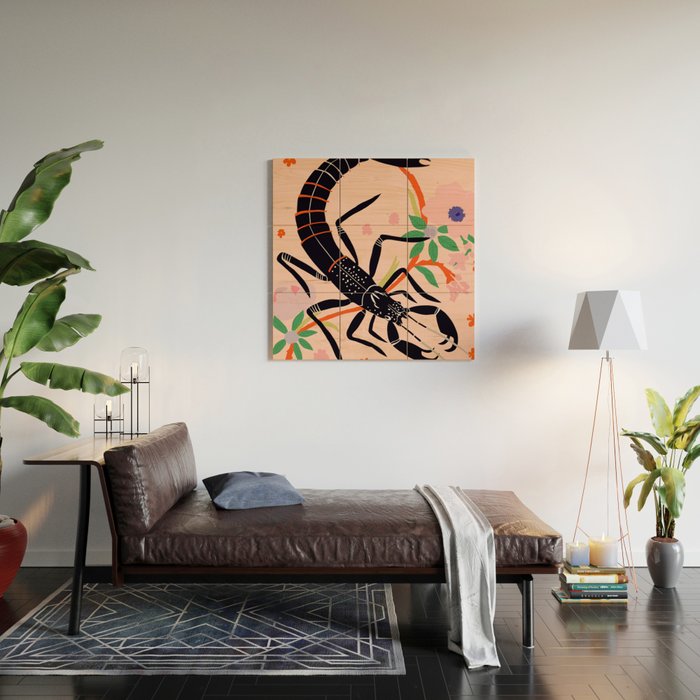 Scorpio Wood Wall Art Gallery Image 2