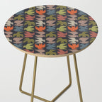 Midcentury Bird Grid (Charcoal) Side Table Gallery Image 2