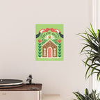Create Cozy Festive Gingerbread House Poster Gallery Image 2
