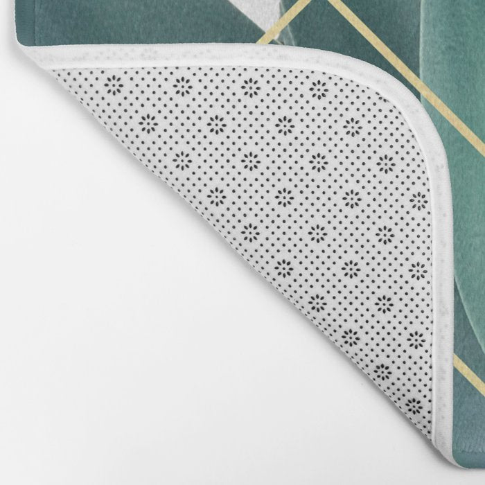 Agave geometrics Bath Mat Gallery Image 2