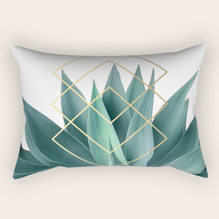 Agave geometrics Rectangular Pillow Gallery Image 1