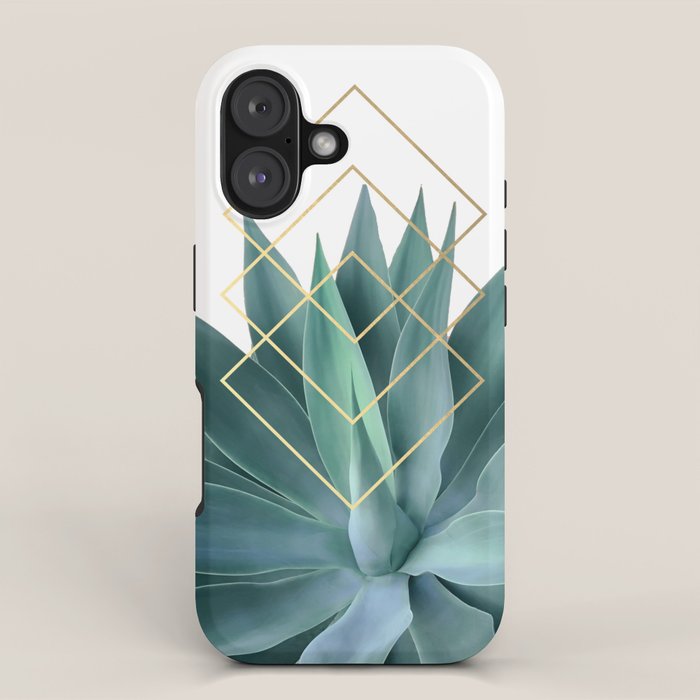 Agave geometrics iPhone Case Gallery Image 1