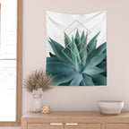 Agave geometrics Wall Tapestry Gallery Image 2