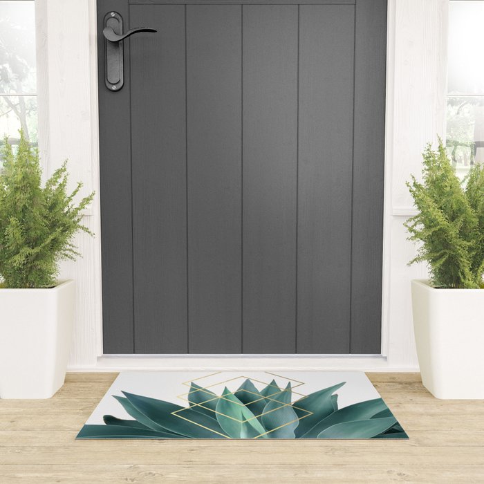 Agave geometrics Welcome Mat Gallery Image 3