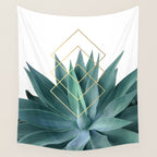 Agave geometrics Wall Tapestry Gallery Image 4