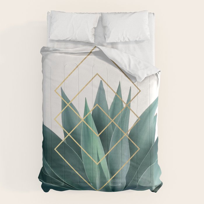 Agave geometrics Comforter Gallery Image 6
