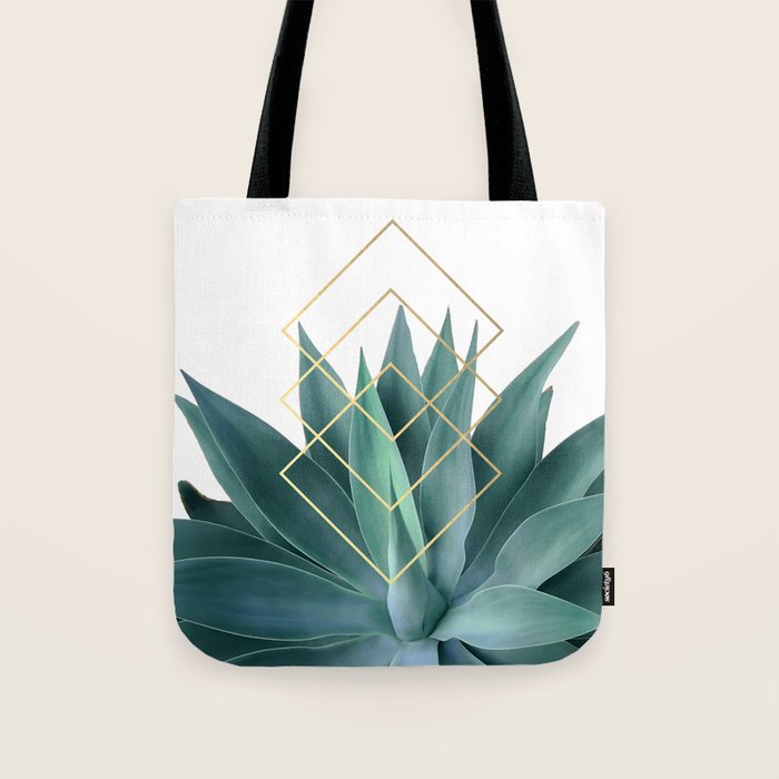 Agave geometrics Tote Bag Gallery Image 1