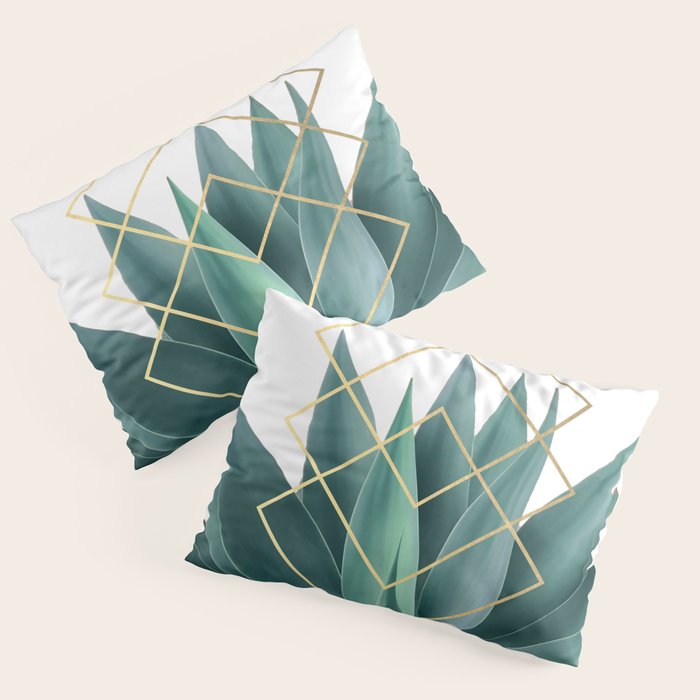 Agave geometrics Pillow Sham Gallery Image 1
