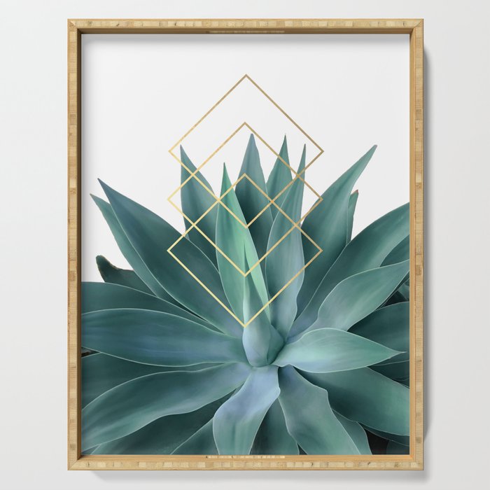 Agave geometrics Serving Tray Gallery Image 1