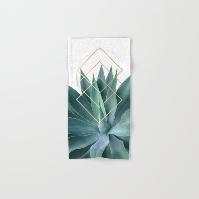 Agave geometrics Hand & Bath Towel Gallery Image 1