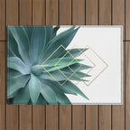 Agave geometrics Outdoor Rug Gallery Image 1