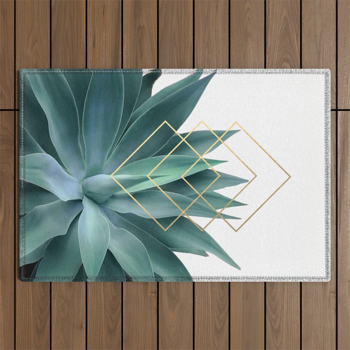 Agave geometrics Outdoor Rug Gallery Image 1