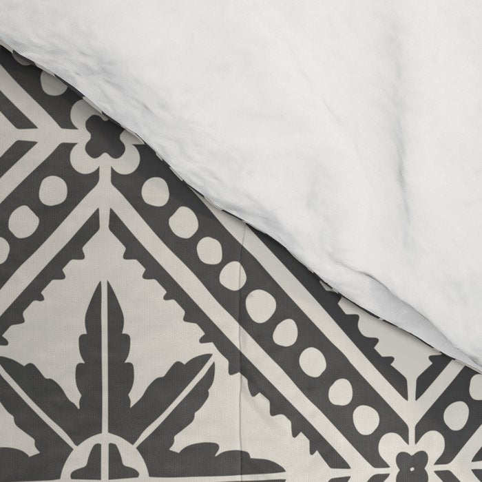 TAZA STAR TILE GREY Comforter Gallery Image 4