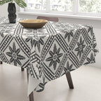TAZA STAR TILE GREY Tablecloth Gallery Image 3