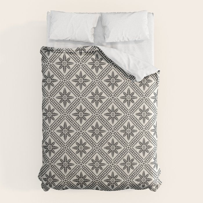 TAZA STAR TILE GREY Comforter Gallery Image 6