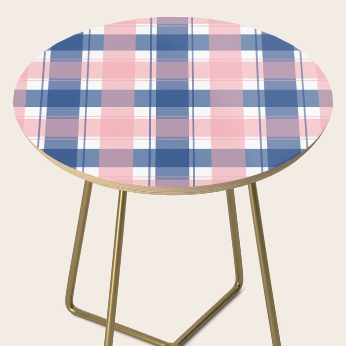 Soft Tones Grid Fusion Side Table Gallery Image 2