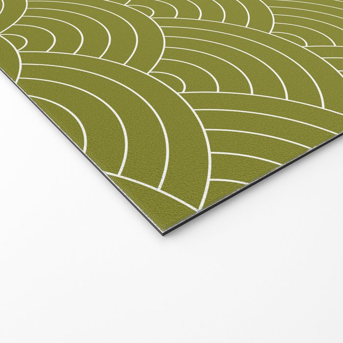 Waves (Matcha) Welcome Mat Gallery Image 2