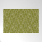 Waves (Matcha) Welcome Mat Gallery Image 1