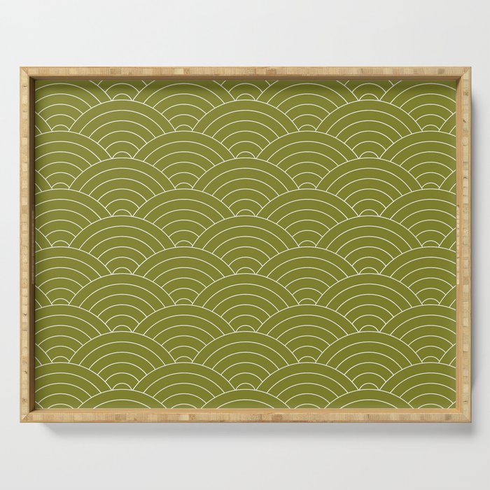 Waves (Matcha) Serving Tray Gallery Image 1