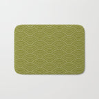 Waves (Matcha) Bath Mat Gallery Image 1
