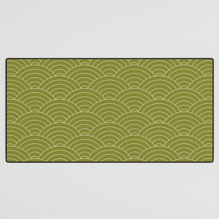 Waves (Matcha) Desk Mat Gallery Image 3