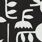 Linocut Tulip Pattern #4 Coffee Mug Gallery Image 2