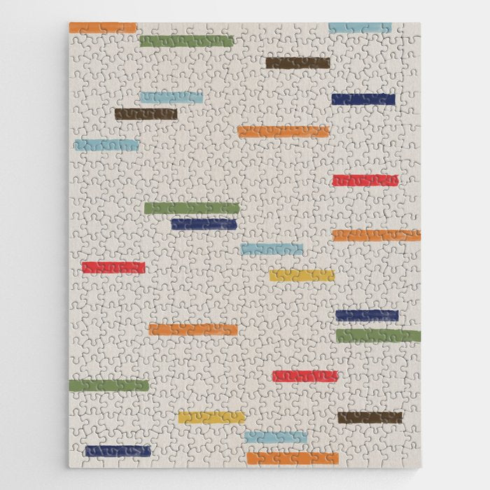 Simple Paper Modernist Art No.1 Jigsaw Puzzle Gallery Image 1