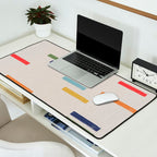 Simple Paper Modernist Art No.1 Desk Mat Gallery Image 2