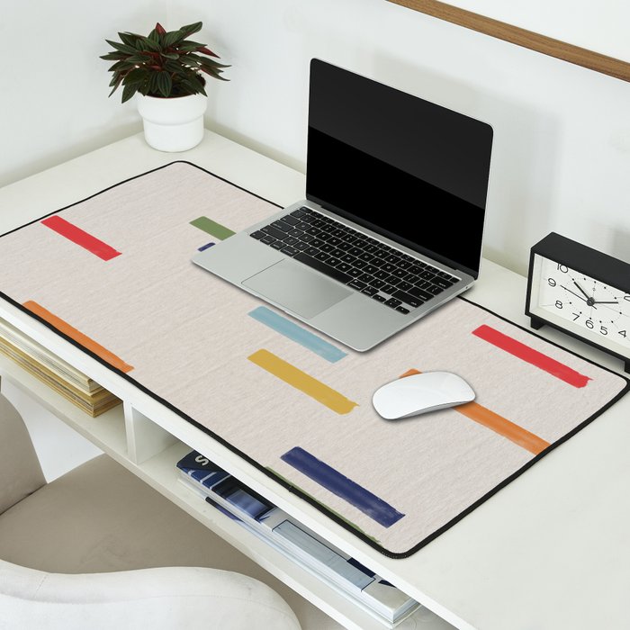 Simple Paper Modernist Art No.1 Desk Mat Gallery Image 2