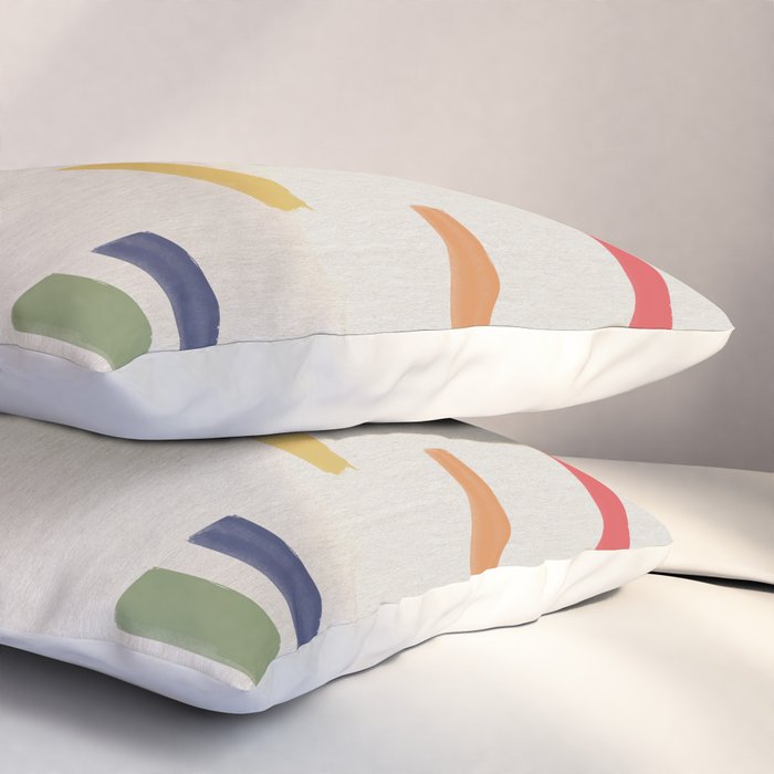 Simple Paper Modernist Art No.1 Pillow Sham Gallery Image 3