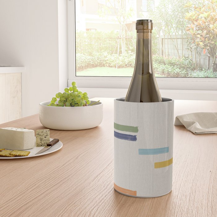 Simple Paper Modernist Art No.1 Wine Chiller Gallery Image 4