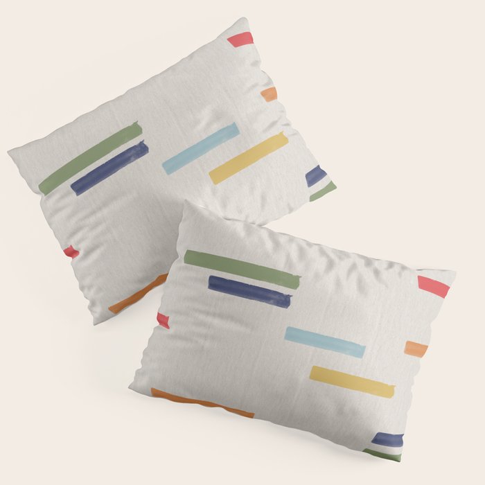 Simple Paper Modernist Art No.1 Pillow Sham Gallery Image 3