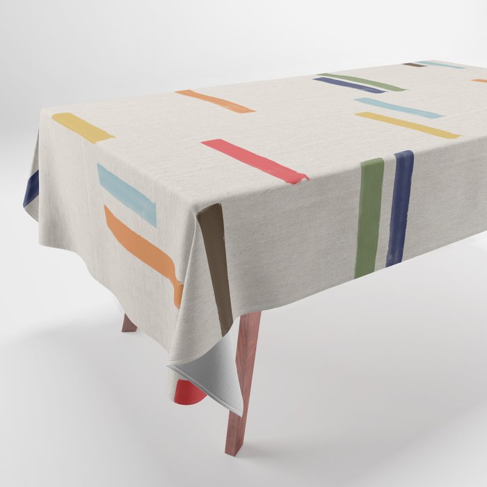 Simple Paper Modernist Art No.1 Tablecloth Gallery Image 1