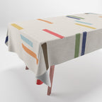 Simple Paper Modernist Art No.1 Tablecloth Gallery Image 1