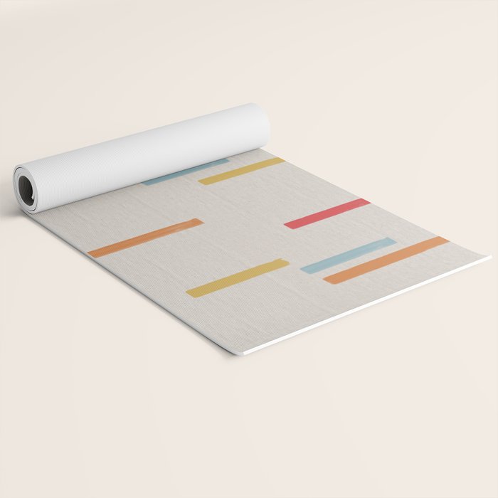 Simple Paper Modernist Art No.1 Yoga Mat Gallery Image 2