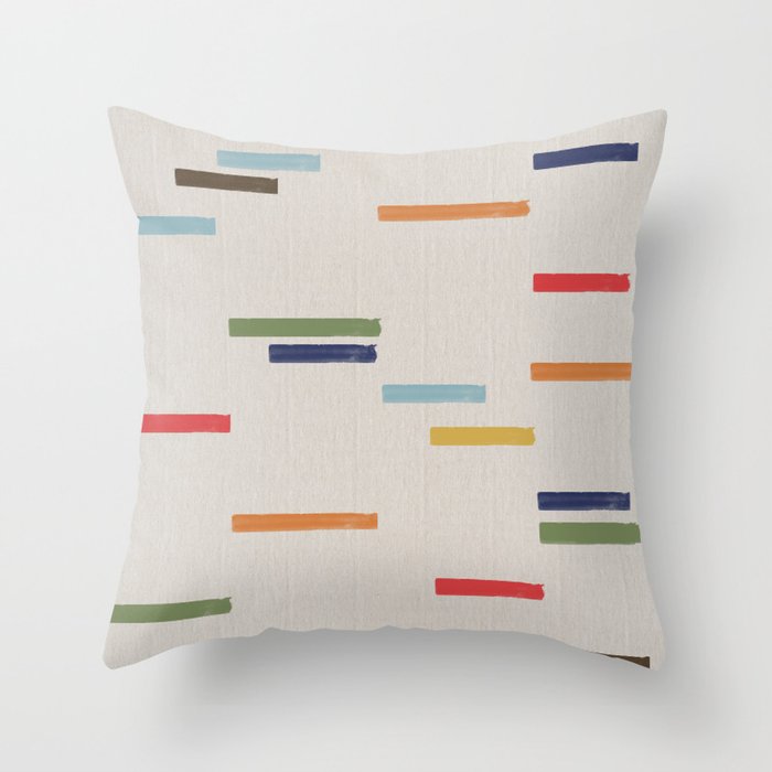 Simple Paper Modernist Art No.1 Throw Pillow Gallery Image 6