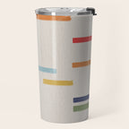Simple Paper Modernist Art No.1 Travel Mug Gallery Image 2
