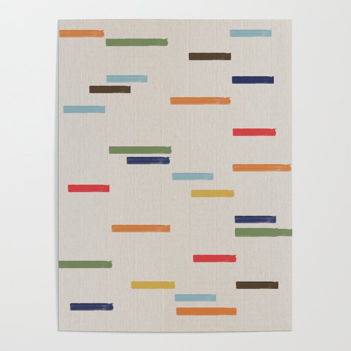 Simple Paper Modernist Art No.1 Poster Gallery Image 1