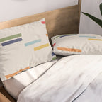 Simple Paper Modernist Art No.1 Pillow Sham Gallery Image 2