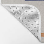 Simple Paper Modernist Art No.1 Bath Mat Gallery Image 2