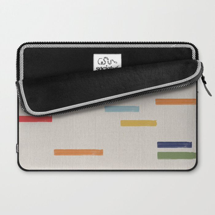 Simple Paper Modernist Art No.1 Laptop Sleeve Gallery Image 2