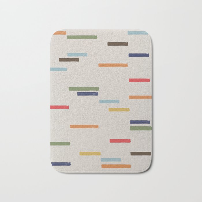 Simple Paper Modernist Art No.1 Bath Mat Gallery Image 1