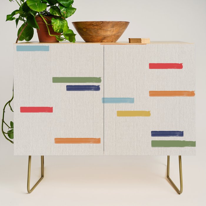 Simple Paper Modernist Art No.1 Credenza Gallery Image 1