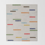 Simple Paper Modernist Art No.1 Throw Blanket Gallery Image 2