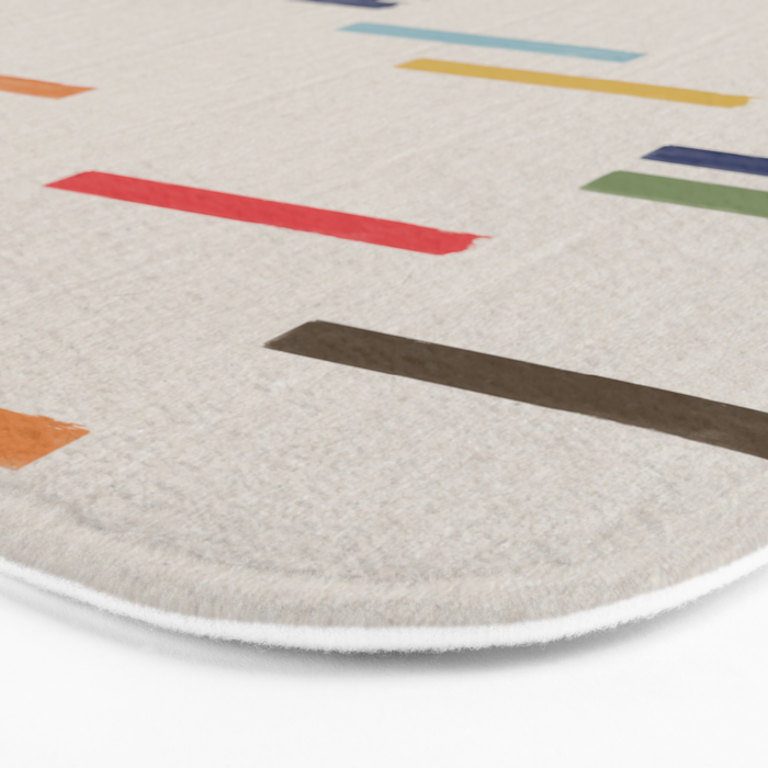 Simple Paper Modernist Art No.1 Bath Mat Gallery Image 3