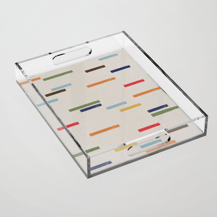 Simple Paper Modernist Art No.1 Acrylic Tray Gallery Image 1