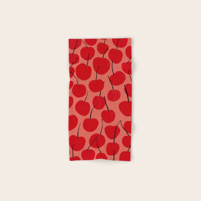 JAR OF CHERRIES Bath Towel Gallery Image 1