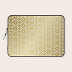 Asanoha Pattern - Gold Laptop Sleeve Gallery Image 1