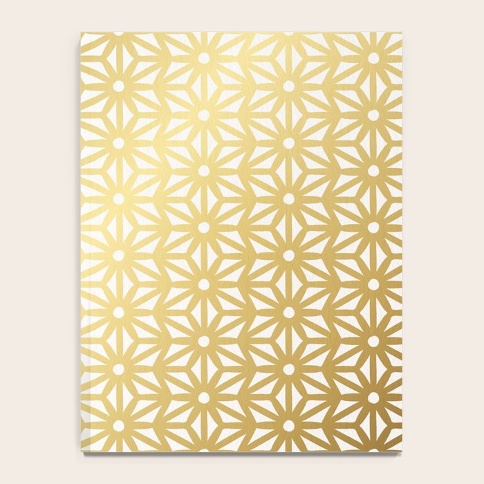 Asanoha Pattern - Gold Notebook Gallery Image 4
